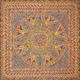 John McCracken, #1 (Mandala), 1973, oil on canvas