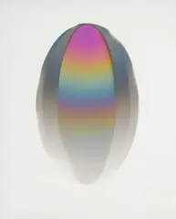 MEL38 (Vapor drawing) by Larry Bell, 1984, aluminum and silicon monoxide on paper, sold May 2016