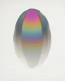Larry Bell, MEL38 (Vapor drawing)
