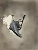 Jay DeFeo, The Arrival (Jewelry Series), 1978, acrylic, graphite, chalk and charcoal on paper