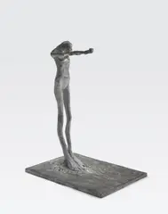 Nathan Oliveira, Figure Four, 1983, bronze with grey patina
