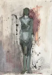 Manuel Neri, Omaha, No. 9, 1986, oil stick, dry pigment, water paint and graphite on paper
