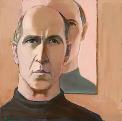 Self-portrait by Theophilus Brown, 1996, acrylic on canvas, offered May 2016