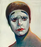 Wayne Thiebaud, Clown, 1972, oil on panel