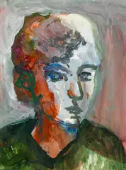 Elmer Bischoff, Untitled, circa 1960, gouache on paper