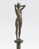 Robert Graham, Koreen, 1993, bronze with greenish brown patina