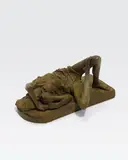 Robert Graham, Elisa, 1996, bronze with greenish brown patina