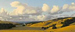 David Ligare, Landscape with Stratus Clouds, 1998, oil on canvas
