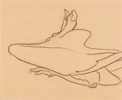 Wounded Brant by Morris Graves, circa 1930, graphite on paper, offered May 2016
