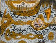 Birth by Gordon Onslow Ford, 1943, watercolor, casein and graphite on paper, offered May 2016
