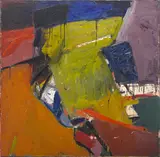 Joan Brown, Berchard's Brandy, circa 1957, oil on canvas