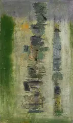 Ynez Johnston, Colloquy, 1961, oil on canvas
