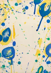 Untitled by Sam Francis, 1960, gouache on paper, sold May 2016