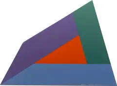 Leo Valledor, Hello Like Before, 1983, acrylic on shaped canvas