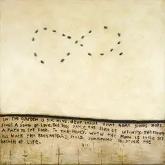 Squeak Carnwath, Day Song, 1988, oil and alkyd on canvas