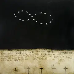 Squeak Carnwath, Night Song, 1988, oil and alkyd on canvas