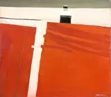 Raimonds Staprans, Home in Oregon, 1966, oil on canvas