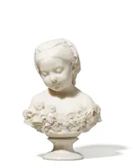 Thomas Ball, La Petite Pensée, marble