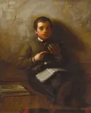 Seymour Joseph Guy, Arithmetics, oil on canvas