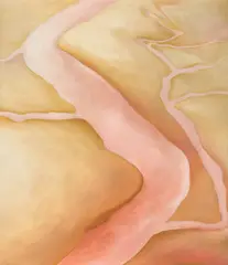 It Was Yellow & Pink I by Georgia O'Keeffe, 1959, oil on canvas, offered May 2016