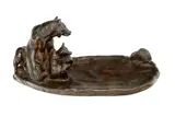 Oh! Mother, What Is It? by Charles Marion Russell, 1914, bronze with brown patina, sold May 2016