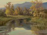 Albert Thomas Derome, Fall afternoon, Pacheco Creek near Bell Station