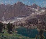 Edgar Alwin Payne, Sierra lake, oil on canvas