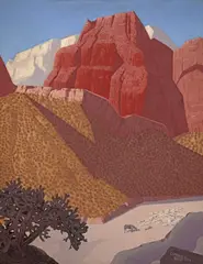 Conrad Buff, The majestic Southwest, 1934, oil on canvas