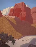 Conrad Buff, The majestic Southwest, 1934, oil on canvas