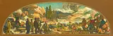 John MacQuarrie, Mural studies depicting the construction of the transcontinental railroad (a pair)