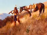 Jim Norton, Indian and horse