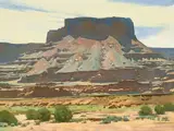 Ray Roberts, Dead Horse Mesa, Canyonlands, Utah, oil on canvas