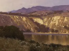 Dennis Doheny, Chalk Cliffs, Lake Cachuma, 2005, oil on canvas