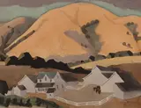 James Fitzgerald, Carmel valley; Study of fishermen (double-sided)