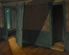 Marvin Cone, Habitation, 1938-39, oil on canvas