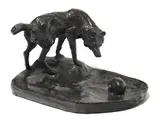 The Last Laugh by Charles Marion Russell, 1916, bronze with brown patina, sold Nov 2015