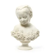 La Petite Pensée by Thomas Ball, carved marble, sold Nov 2015