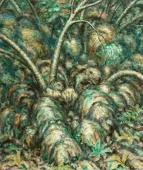 Edward Middleton Manigault, Tree Rhythms II, oil on canvas