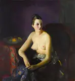 George Bellows, Nude Girl with Fruit, 1919, oil on canvas