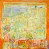 Wolf Kahn, Spring Through the Window
