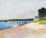 Wolf Kahn, In South Harpswell, Maine