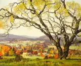 Carl Wuermer, Autumn Glory, oil on canvas