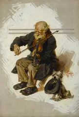 J. C. Leyendecker, The Violinist and His Assistant, 1916, oil on canvas