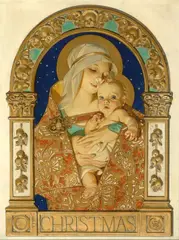 J. C. Leyendecker, Christmas, oil on canvas