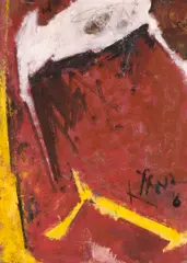 Hassel Smith, Untitled, 1996, oil on paper board