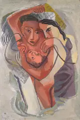 David Park, The Family, 1933, oil on board