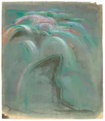 Morris Graves, Waterfall, 1943, watercolor and tempera on paper