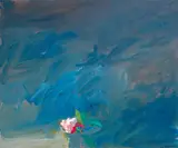 Paul Wonner, Fuchsia, 1967, gouache on paper