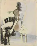 Frank Lobdell, Seated Woman