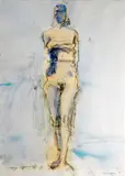 Manuel Neri, Sweetwater #2, 1995, water-based pigments and charcoal on paper